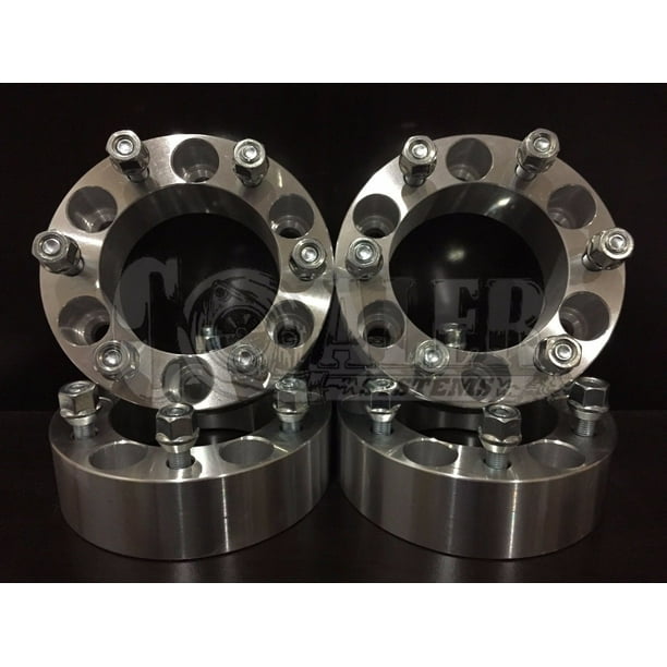 4Pcs 6x5.5 2" thick 14x1.5 6 Lug Wheel Spacers For 99-18 Chevy Silverado 1500 4Pcs 6x5.5 2" thick 14x1.5 6 Lug Wheel Spacers For 99-18 Chevy Silverado 1500